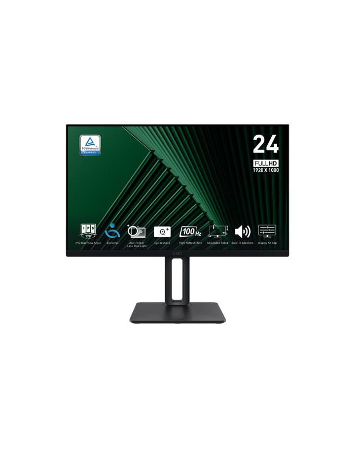 msi Monitor 23.8 cala PRO MP245PG LED/FHD/Flat/100Hz/czarny główny