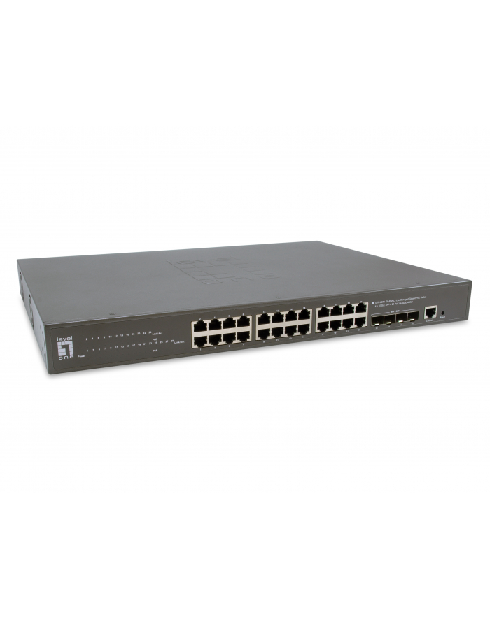 Level One GTP-2871 28-Port L3 Lite Managed Gigabit PoE Switch główny