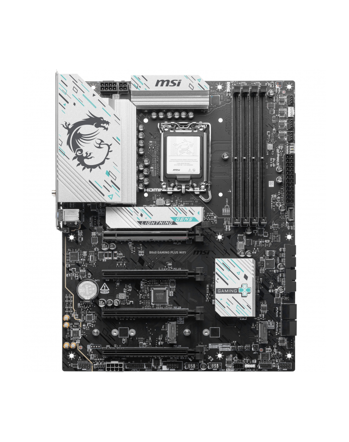 msi Płyta główna B860 GAMING PLUS WIFI s1851 4DDR5 ATX główny