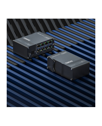 teltonika Przełącznik niezarządzalny Industrial switch TSW040 8xPoE+, 8x10/100 Eth, DIN nr 1