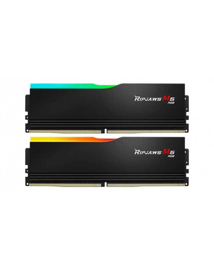 g.skill Pamięć PC DDR5 32GB (2x16GB) Ripjaws M5 RGB 5200MHz CL40 XMP3 Czarny główny