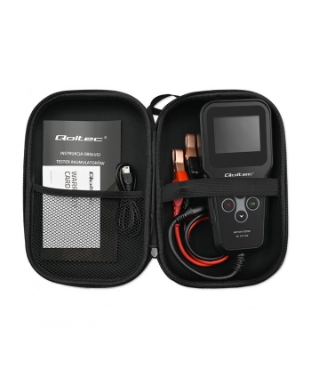 qoltec Cyfrowy tester akumulatora 3w1 z LCD | 6V | 12V | 24V | 30Ah-    200Ah nr 2