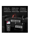 qoltec Cyfrowy tester akumulatora 3w1 z LCD | 6V | 12V | 24V | 30Ah-    200Ah - nr 7