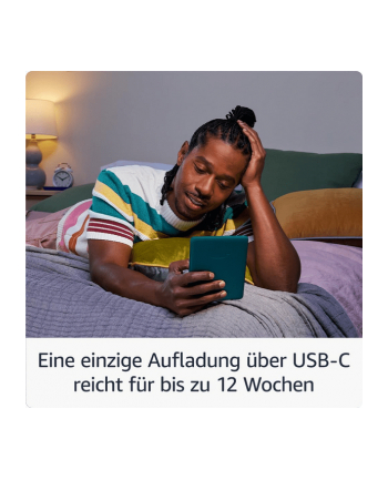 Ebook New Kindle PaperBIAŁY (12th Generation) - 2024 release 7” glare-free 16GB Wi-Fi (Without Lockscreen Ads) Black