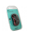 Logitech Wireless Mouse M185 Red - nr 51