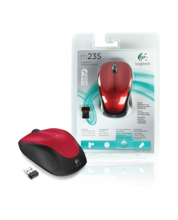 Logitech Wireless Mouse M235 Red