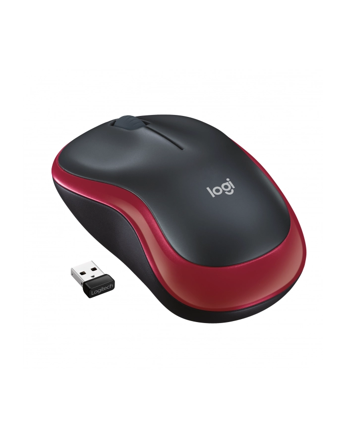 Logitech Wireless Mouse M185 Red główny