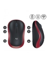 Logitech Wireless Mouse M185 Red - nr 51