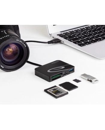 Delock XQD/SD/Micro SD + USB Typ-A Port (91756) nr 1