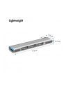 logilink Smukły HUB USB-C do 1x USB-A 3.0 3xUSB-A 2.0 - nr 6