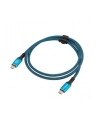 lanberg Kabel USB-C M/M USB4 2M 240W 8K 60HZ czarno-niebieski - nr 2