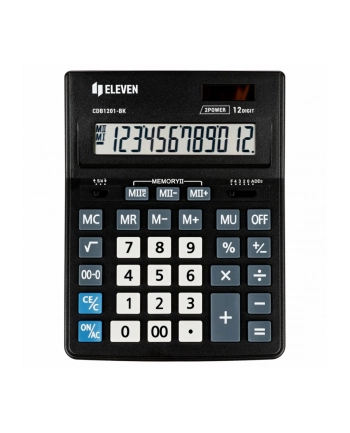 eleven Kalkulator biurowy CDB 1201BK czarny nr 1