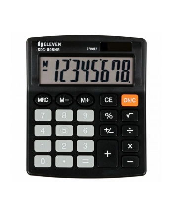 eleven Kalkulator biurowy SDC805NR czarny nr 1