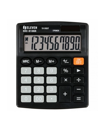 eleven Kalkulator biurowy SDC810NR czarny nr 2