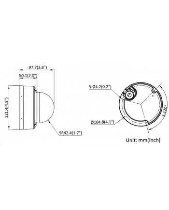 Hikvision DS-2CD2147G2H-LISU 2.8mm eF Dome 4MP Smart Hybrid Light (DS2CD2147G2HLISU28MMEF)
