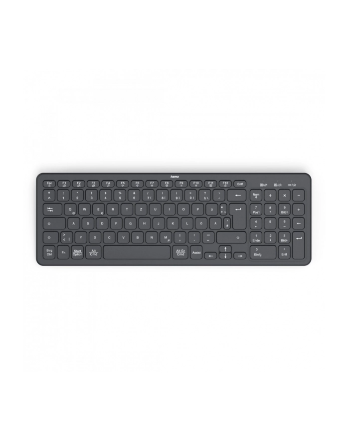 hama Klawiatura WK-300 bezprzewodowa Czarna główny