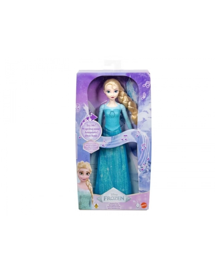 Disney Frozen Śpiewająca lalka księżniczka Elsa Kraina Lodu JDX52 MATTEL główny