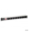 Equip Listwa zasilająca Steckdosenleiste 19''1HE8fach Schukon. 1.8m Alu Sch (333293) - nr 4