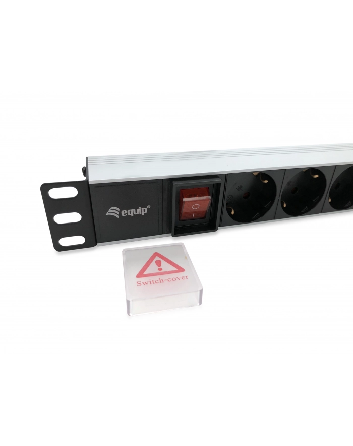 Equip Listwa zasilająca Steckdosenleiste 19''1HE8fach Schukon. 1.8m Alu Sch (333293) główny