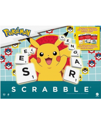 Scrabble Pokemon gra 2w1 wersja polska HXT29 MATTEL nr 1