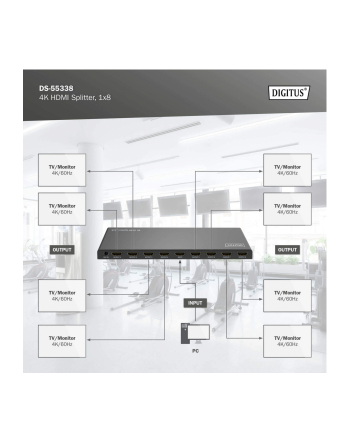 digitus *Splitter HDMI DS-55338 główny