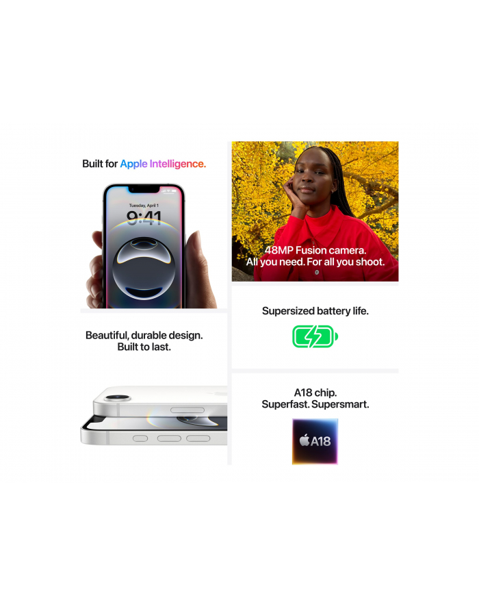 apple iPhone 16E 256GB biały główny