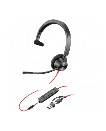 poly Słuchawki Blackwire 3315 USB-C HS + 3.5mmP +USB-C/A 8X217AA nr 1