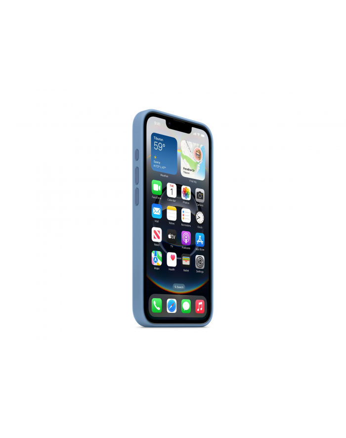 apple Etui silikonowe do iPhonea 16e - zimowy błękit główny