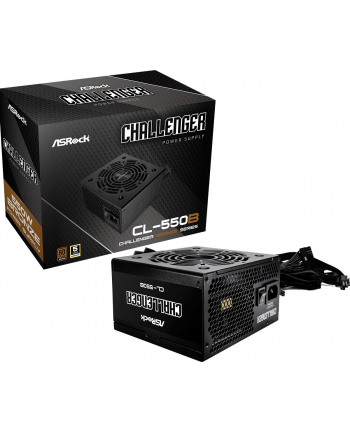 asrock Zasilacz CL-550B 550W 80PLUS BRONZE