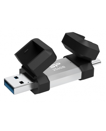 silicon power Pendrive C51 256GB USB-A USB-C 200 MB/s Srebrny nr 2