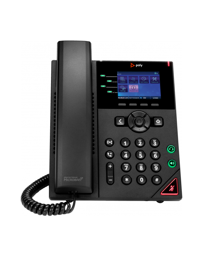 Telefon Poly OBi VVX 250 4-IP P H PoE-e 89B58AA główny