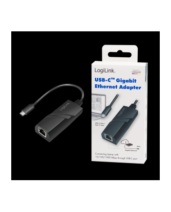 logilink Adapter USB 3.2 Gen1 USB-C do Gigabit Ether.