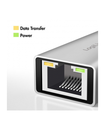 logilink Adapter USB-A/-C do 2,5G Ethernet, szary