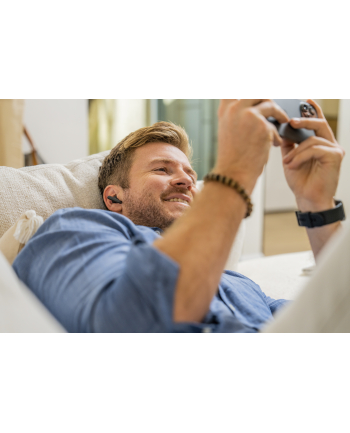 poly Słuchawki douszne Voyager Free 60 UC w kolorze czarnym + adapter USB-C BT700 + podstawowe etui z ładowarką (7Y8M0AA) 7Y8M0AA