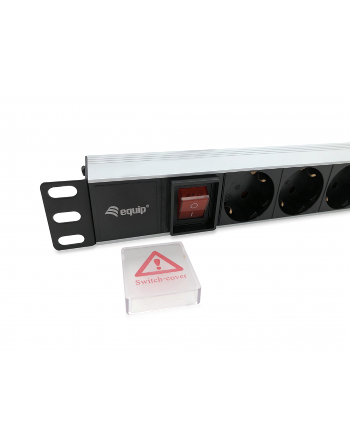 Equip Listwa zasilająca Steckdosenleiste 19''1HE8fach Schukon. 1.8m Alu Sch (333293) główny