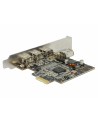 Delock Karta sieciowa PCIe-Card > 3x ect. FireWire B + int. A (89864) - nr 10