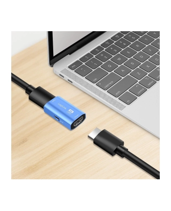 logilink Repeater HDMI, 8K/60HZ, HDCP2.3, Alu, niebieski nr 2