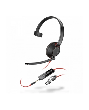 poly Zestaw słuchawkowy Blackwire 5210 USB-C + 3.5mmP +USB-C/A 8X230AA nr 2