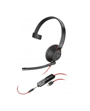 poly Zestaw słuchawkowy Blackwire 5210 USB-C + USB-C/A (Bulk) 8X230A6 nr 1