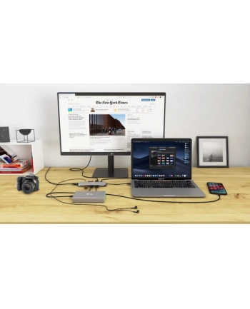 i-tec Zestaw USB-C Metal Nano Docking Station 4K HDMI LAN with Power Delivery 100W + Universal Charger 100W