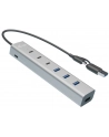 i-tec Hub USB-C/USB-A Charging Metal HUB 7 ports - nr 16