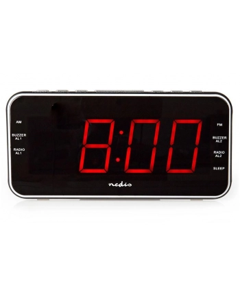 Nedis Radiobudzik Clar004Bk Czarny
