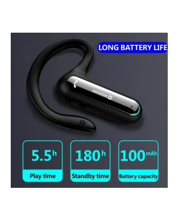 SWISSTEN Bezprzewodowy zestaw słuchawkowy z uchwytem BLUETOOTH HEADSET DOCK EARPIECE nr 2