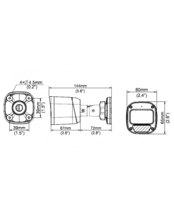 System Kamer Uniview Uniarch Kit Bullet Czarny/Biały