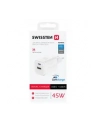 Swissten Usb C Gan 45W 18W Do Szybkiego Ładowania Kompaktowa Konstrukcja Biały - nr 4
