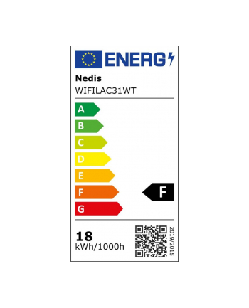 Nedis Wifilac31Wt Inteligentne Oświetlenie Światło Sufitowe Wi-Fi Biały 18 W (Dk_Nr_Mcz_295928)