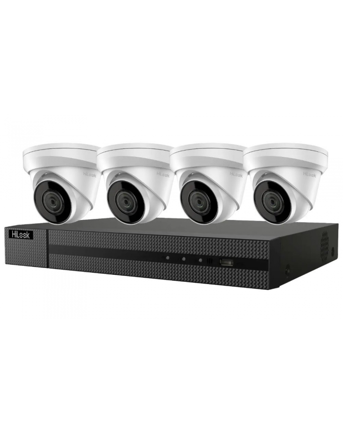Hilook Zestaw Monitorujący Ik-4248Th-Mh/P Ik-4248Th-Mh/P 4-Kanałowy Z 4 Kamerami 3840x2160 Px (IK4248THMHP) główny
