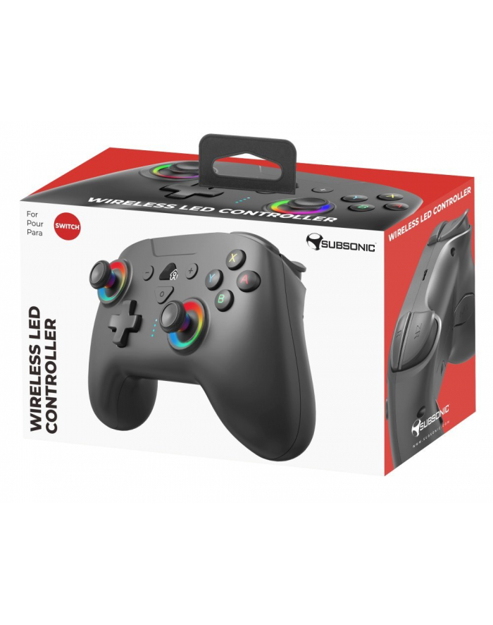 Subsonic Wireless Led Controller Black - Nintendo Switch SA56331 główny