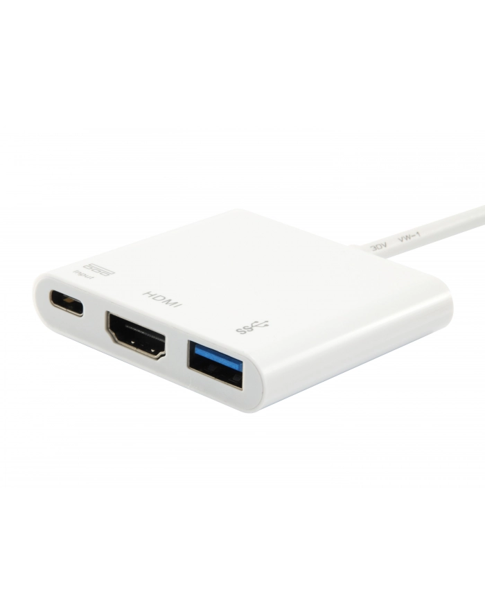 Equip Usbc St > Hdmi/Usbabu Pdadapter 0,15 Cm Biały główny