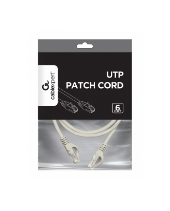 GEMBIRD Patch cord kat.6 UTP kolor szary